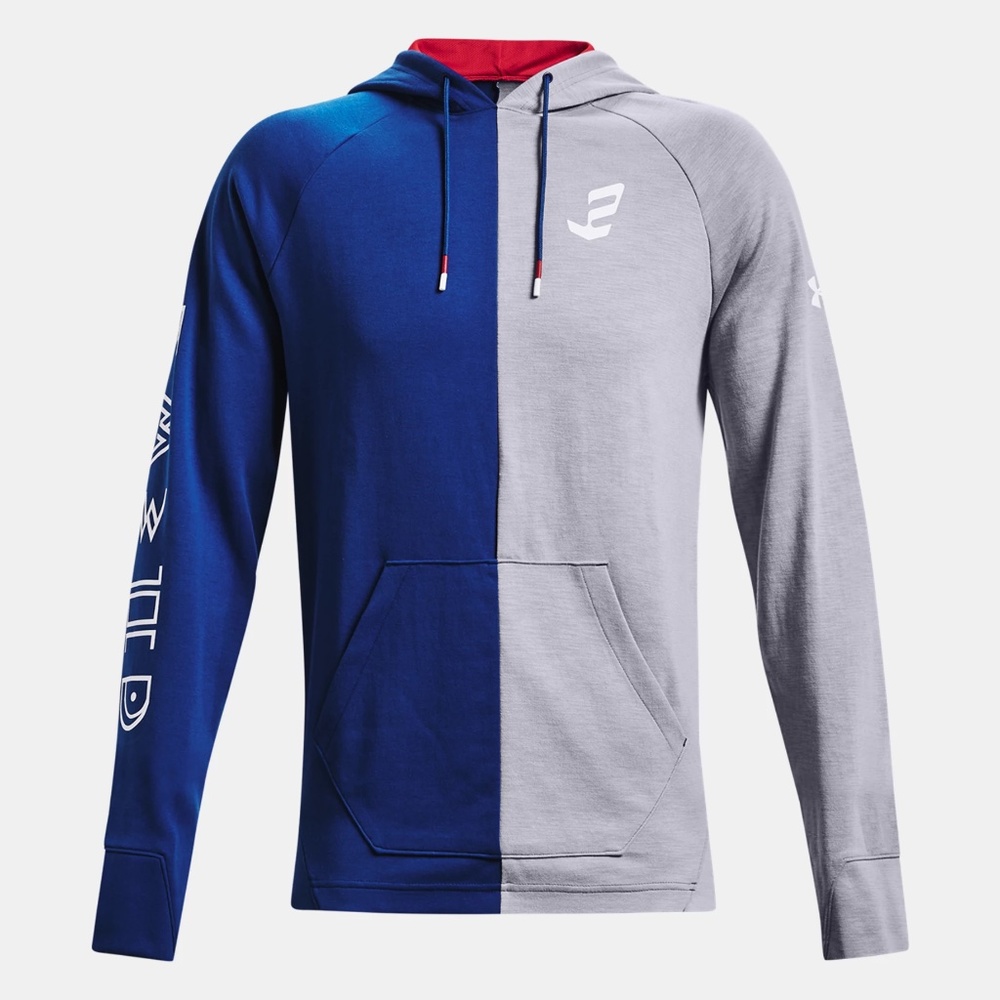 Under Armour UA Joel Embiid Hoodie 1366531-400 (Blue/Grey)